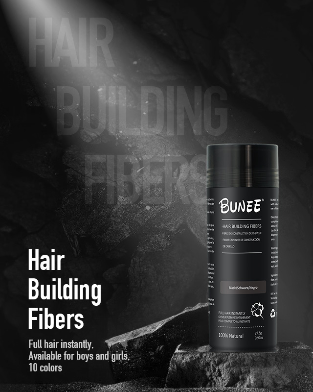 Close view of the keratin fibre texture