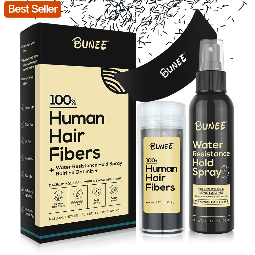 Keratin hair building fibres bottle